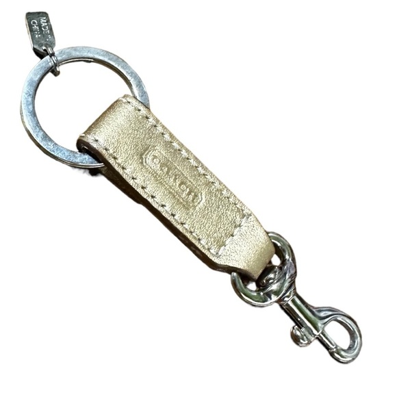 Coach Accessories - Coach Gold and Silver Key chain / ring / fob